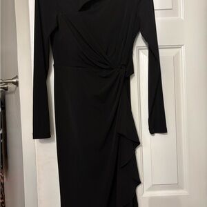 Catherine Malandrino Black Long Sleeve Dress